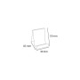 Chevalet support d'objet taille S crista