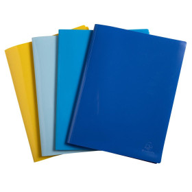 Porte-vues A4 60 vues Bee Blue 4 coul.as