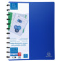 Protège doc. amovible PP 60 vues bleu