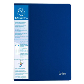 Porte vues A4 80vues UP-LINE Opaque bleu
