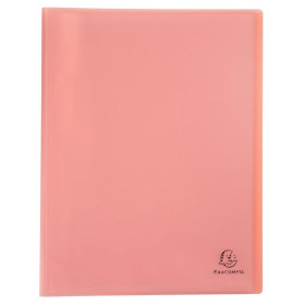 Porte-vues A4 80 vue Chrom Pastel Corail