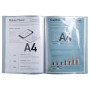 Porte-vues A4 80 vues Bee Blue 4 coul.as