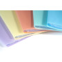 Porte-vues A4 60 vues Chrom. Pastel