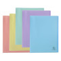 Porte-vues A4 80 vues Chrom. Pastel