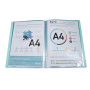 Porte-vues A4 60 vues Chrom. Pastel