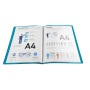 Porte-vues A4 40 vues Teksto 4 coul ass.
