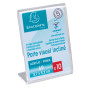 Lot de 10 porte-étiquettes 52x37 vertica