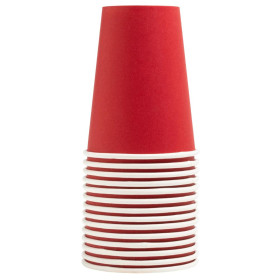 15 Gobelets carton 20cl Rouge