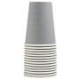 15 Gobelets carton 20cl Gris