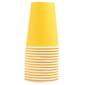15 Gobelets carton 20cl Jaune