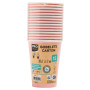 15 Gobelets carton 20cl Rose