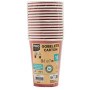 15 Gobelets carton 20cl Rouge