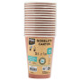 15 Gobelets carton 20cl Terracotta