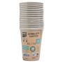 15 Gobelets carton 20cl Or
