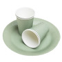 15 Gobelets carton 20cl Vert Olive