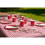15 Gobelets carton 20cl Rouge