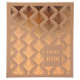 Liv or 140p.or 21x19cm PALMYRE nude palm