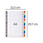 Intercal.A4 Alpha A-Z 20 PP coul.+ index