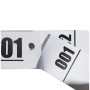 CARNET 50 TICKETS VESTIAIRES - BLANC
