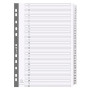 Intercal.carte blanche A4 31 Pos. 1-31