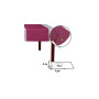 3 en 1 SPUNBOND 0,40x4,8m Bordeaux