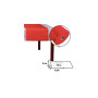 3 en 1 SPUNBOND 0,40x4,8m Rouge