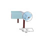 3 en 1 SPUNBOND 0,40x4,8m Bleu ciel