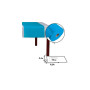 3 en 1 SPUNBOND 0,40x4,8m Turquoise