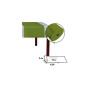 3 en 1 SPUNBOND 0,40x4,8m Vert olive