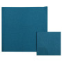50Serviettes OUATE20x20cm Bleu Pacifique
