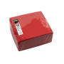 50Serviettes OUATE micro-gauf.20X20Rouge