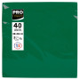 40Serv. OUATE micro-gauf.38X38Vert sapin