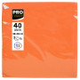 40Serviettes OUATE micro-gauf38X38Orange