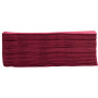 40Serv.OUATE microgaufré38X38 Bordeaux