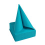 50Serv.OUATE micro-gauf.20X20 Turquoise