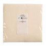 50 Serv.OUATE micro-gauf.20X20 Ivoire