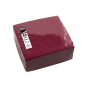 40Serv.OUATE microgaufré38X38 Bordeaux