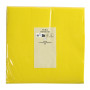 50Serviettes OUATE micro-gauf.20X20Jaune