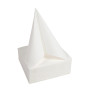 40Serviettes OUATE micro-gauf.38X38Blanc
