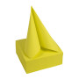 40Serv.OUATE micro-gaufré 38X38Vert kiwi