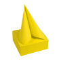 40Serviettes OUATE micro-gauf.38X38Jaune