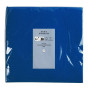 40 Serv.OUATE micro-gaufré38X38 Marine