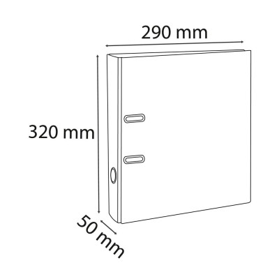 C.L PVC A4 D50mm PremTouch noir