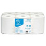 Pack de 6 bobines d'essuie-mains 2 plis pure ouate de cellulose laize 20cm x 150