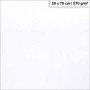 1F couleur Maya 50x70cm 270g blanc