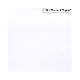 1F couleur Maya 50x70cm 270g blanc