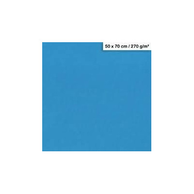 1F couleur Maya 50x70cm 270g bleu