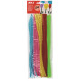 SACH 50 CHENILLES FLUO COUL ASS 30CM