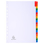 Intercal. A-Z A4 20p carte bl.+ongl.coul