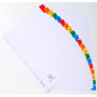Intercal. A-Z A4 20p carte bl.+ongl.coul